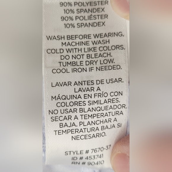 Danskin Girls Snug Fit Blue Size 12 NWOT - Picture 7 of 7